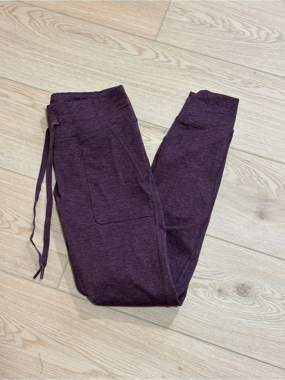 aerie Burgundy Drawstring Leggings